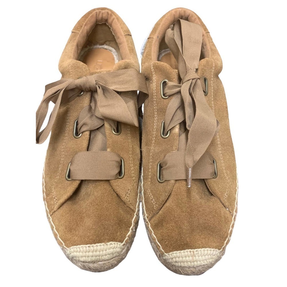 Ugg "Brianna"‎ Espadrille Sneakers Chestnut Suede SZ US 12